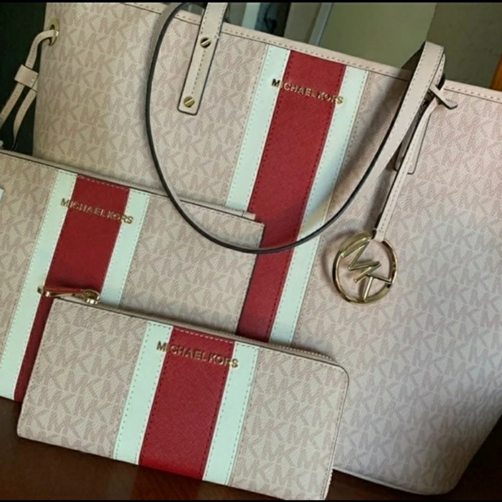 Michael Kors large tote jet set bag